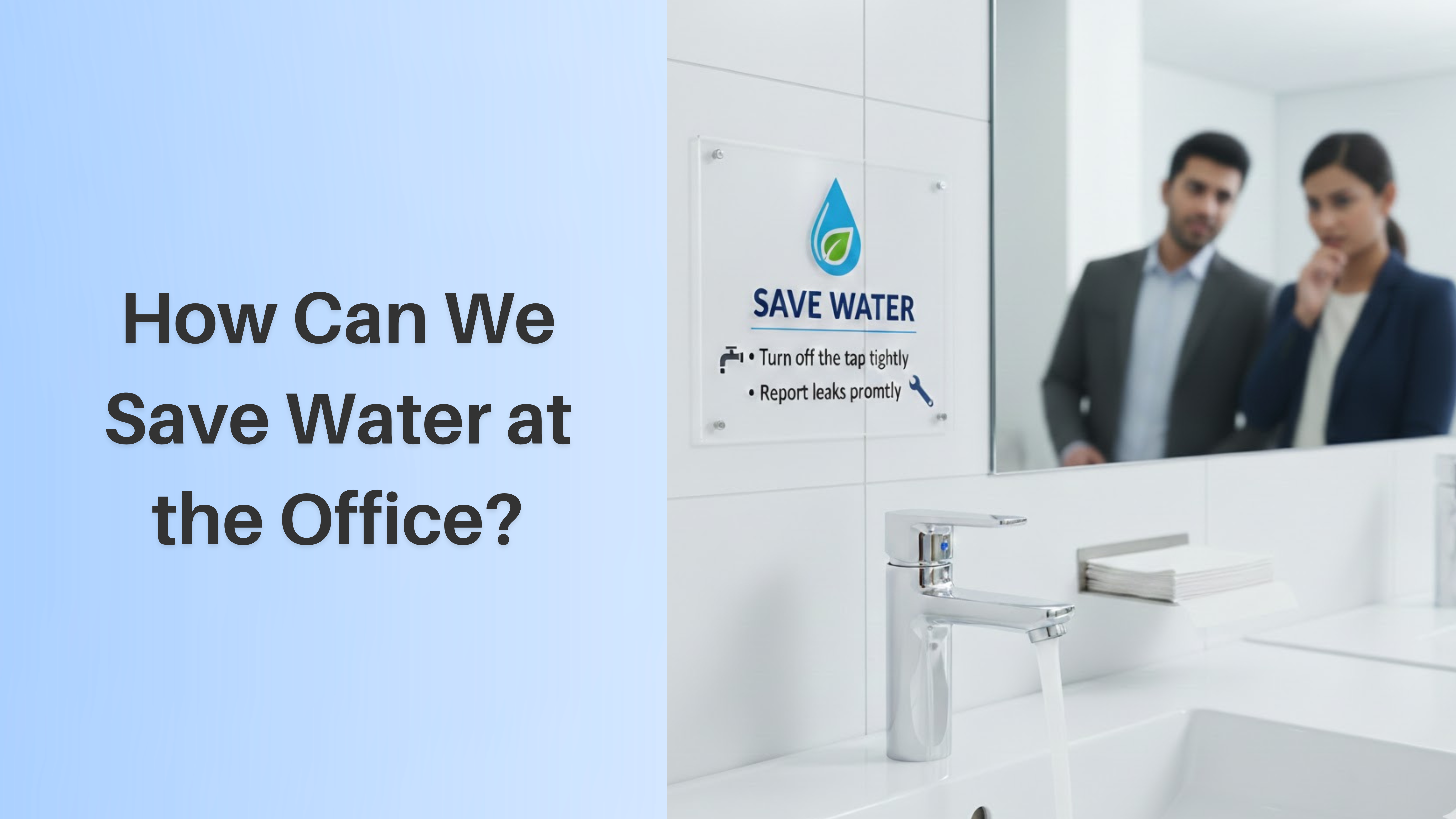 How Can We Save Water at the Office?