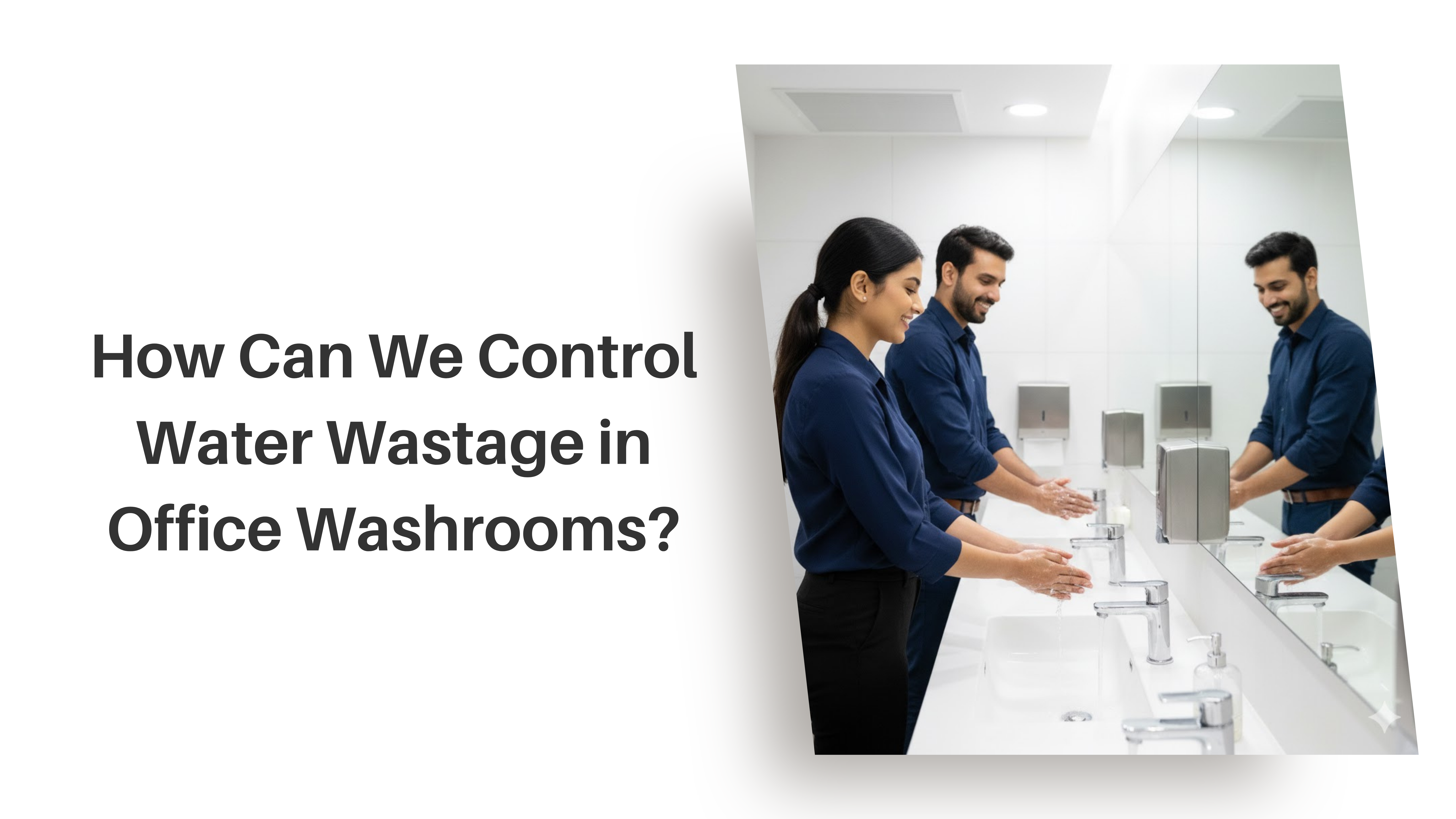 How Can We Control Water Wastage in Office Washrooms?